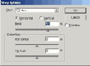   Envelope Distort ( )    Warp ()